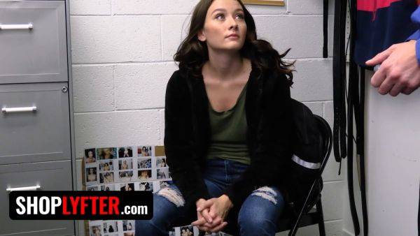 Veronica Church, the sexy thief, takes on security officer's fat dick in shoplyfter roleplay - sexu.com on poweredporn.com