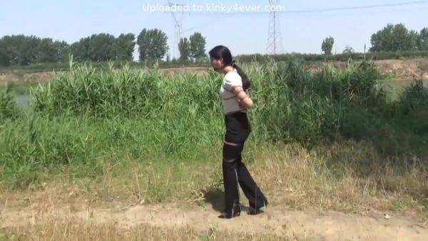 Forest Tied Up - hotmovs.com on poweredporn.com