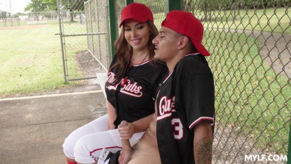 Big ass soccer mom plays with the young Latino cock and fucks like a goddes - hellporno.com on poweredporn.com
