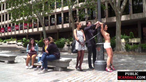 Bdsm Public Babe Humiliated Outdoor By Master And Domin - videohdzog.com on poweredporn.com