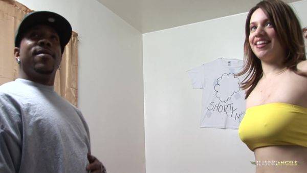 The Bbc Is So Big That It Barely Fits In The Brunettes Tight Pussy - upornia.com on poweredporn.com