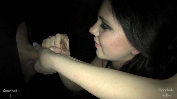 GloryholeSwallow - Natalie's 2nd Visit - hotmovs.com on poweredporn.com