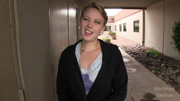 GloryholeSwallow - Kerry's 1st Visit - hotmovs.com on poweredporn.com