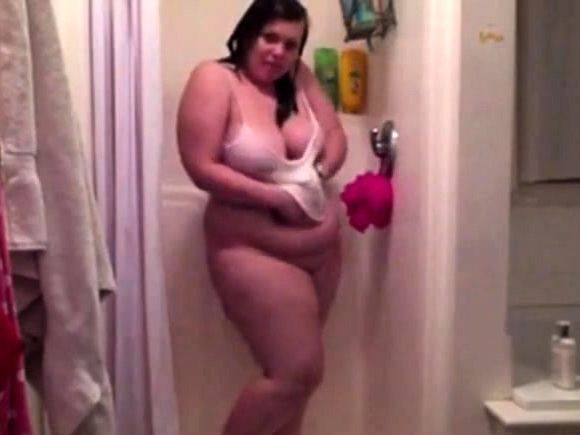 Sexy BBW Stripping in the shower - CassianoBR - drtuber.com on poweredporn.com