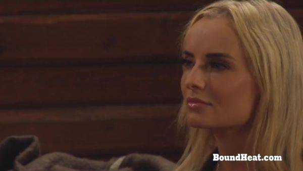 Curvy Big Tits Lesbian Slave Tied Up And Whipped - hotmovs.com on poweredporn.com