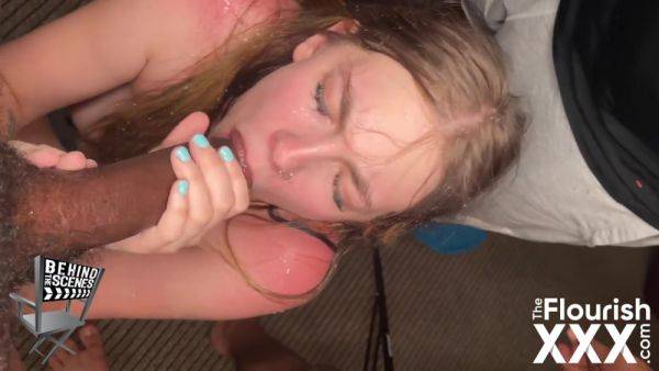 BTS newbie Violet Lynn Post Orgy POV BJ - hotmovs.com on poweredporn.com