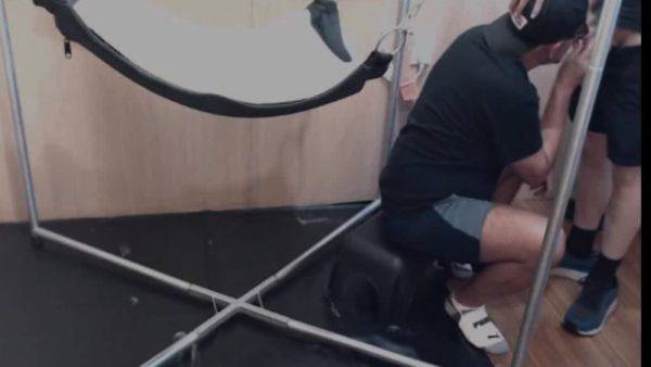 Homemade DILF assdrilled in sling - drtuber.com on poweredporn.com