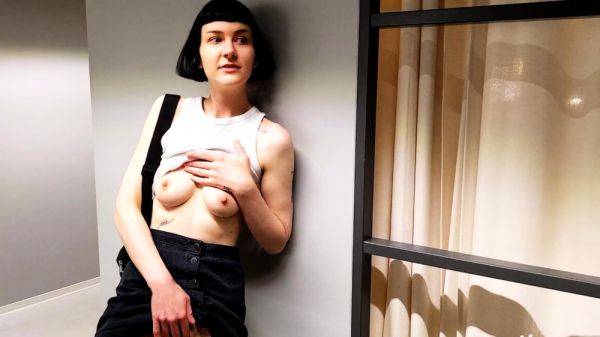 Ersties Delfine Masturbates Inside an Ikea Store - drtuber.com - Germany on poweredporn.com