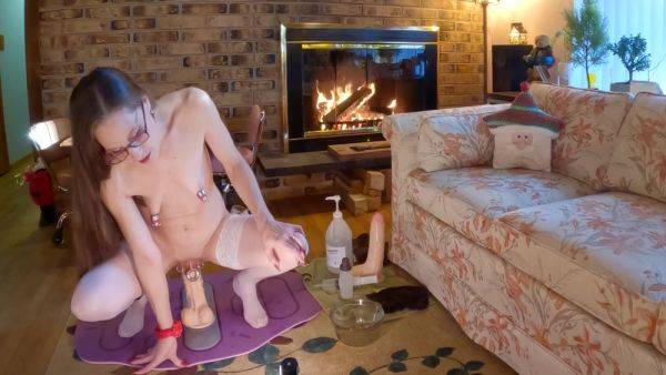 Longpussy Fireside Dildo Ride. Part Iii - hclips.com on poweredporn.com