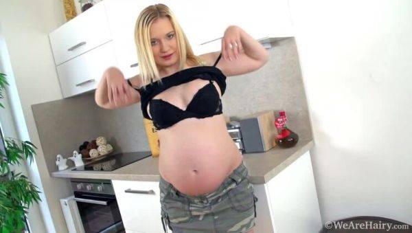 Jessica Hard's X-Rated Kitchen Striptease, Pregnancy Exposed - porntry.com on poweredporn.com