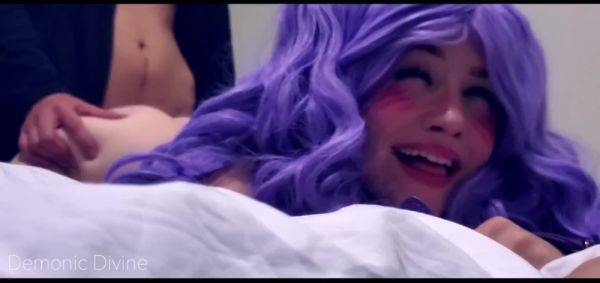 Cuffed anime teen shows ahegao face during prone bone fucking - anysex.com on poweredporn.com