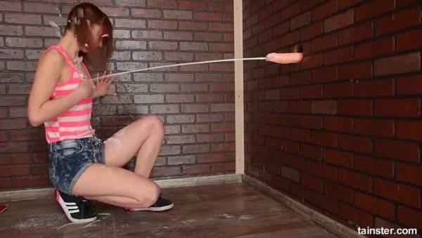 Tereza's Fetish Fantasy: Messy Clean-up with Tattoo & Piercing - porntry.com on poweredporn.com