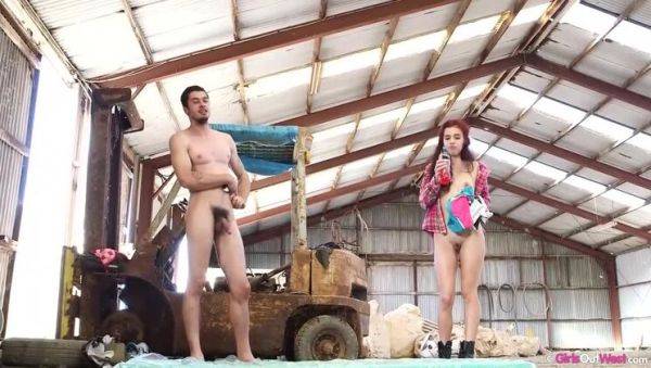 Sonia and Lucas: A Brunette, Small-Titted Duo's Casting Interview - veryfreeporn.com on poweredporn.com