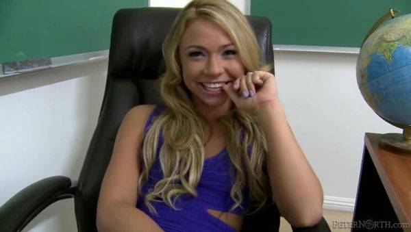 Throat Exploration with Blonde Star - Katerina Kay (#65) - veryfreeporn.com on poweredporn.com