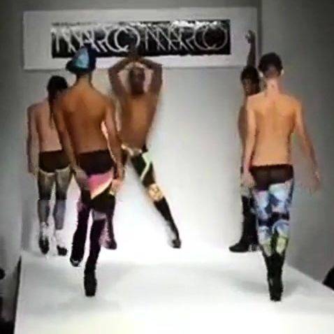 FIERCE SISSY RUNWAY VOGUE MODEL FASHION SHOW - drtuber.com on poweredporn.com