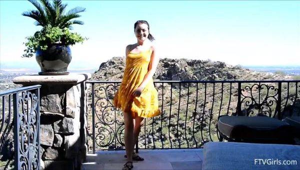 Outdoor Babe: A Solo Teen Brunette - porntry.com on poweredporn.com