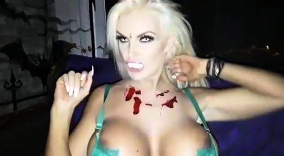 Beautiful blonde nanny and big boobed blonde MILF get pumped - drtuber.com on poweredporn.com