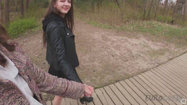 Rebeka Ruby & Miss Pussycat On A Lesbian Date With Pussy Licking And Kinky Clothespins In Parked Car - hotmovs.com on poweredporn.com