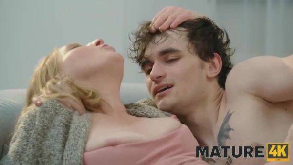 Blonde Mature MILF Angelica in old and young hardcore - Big natural tits - xtits.com on poweredporn.com