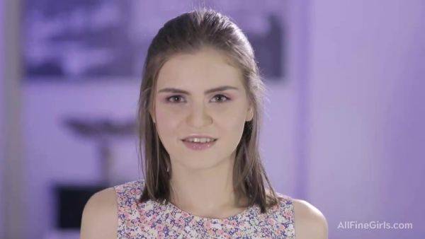 Talia Meet Talia Fuck Me - 18yo young brunette with perky tits teasing solo - xtits.com on poweredporn.com