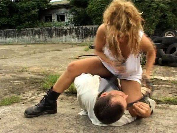 Naughty blonde femdom fetish hottie rams ass with strapon - drtuber.com on poweredporn.com