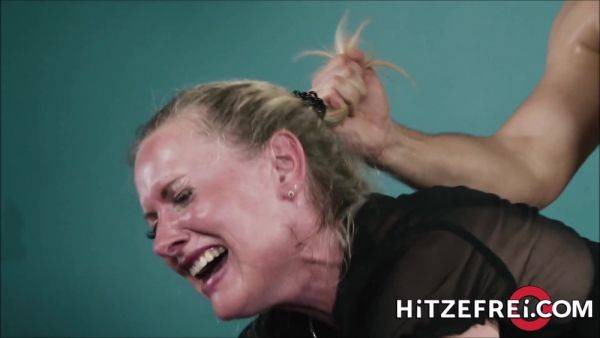 A Stallion To Kneel Down Before - Blonde Pigtailed Milf - xhand.com on poweredporn.com