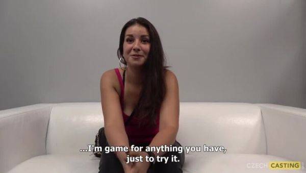 Denisa: The Gorgeous Brunette with Small Tits - veryfreeporn.com - Czech Republic on poweredporn.com