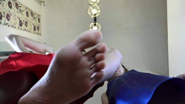 Double blond teen spitting and stomping - drtuber.com on poweredporn.com