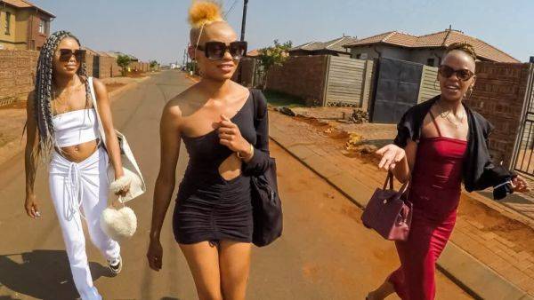 African Lesbians - Amateur Ebony Hot BFF's Revenge Threesome - txxx.com on poweredporn.com