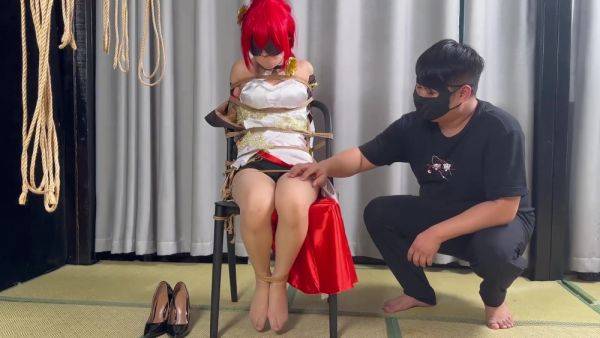 Wuliang Tajizis Bound Struggle - upornia.com - Japan on poweredporn.com