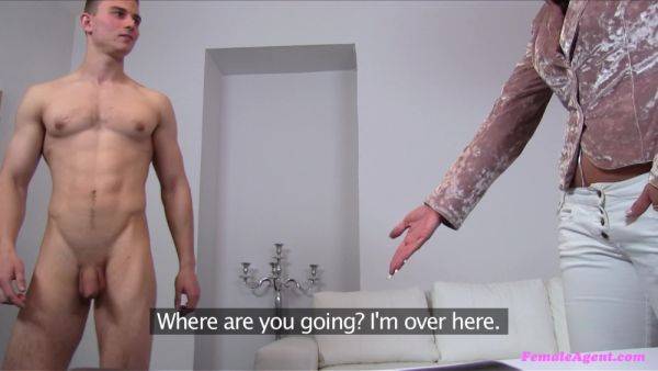 Hardcore Casting: Ultra Fit Guy Gently Fucks Agent's Throbbing Pussy - Tonny Valery - xhand.com on poweredporn.com