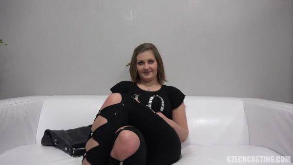 Mila Aljenka: Big Titted Brunette in Hardcore Casting - veryfreeporn.com - Czech Republic on poweredporn.com