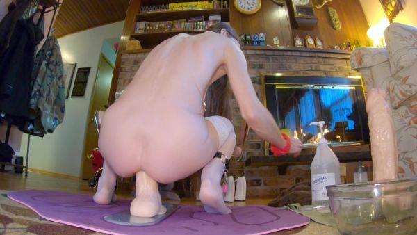 Longpussy Fireside Dildo Ride. Part Iv - hclips.com on poweredporn.com