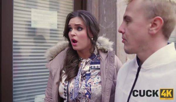 Euro reality hardcore with busty brunette: Passive and Aggressive - Cuckold - xtits.com on poweredporn.com