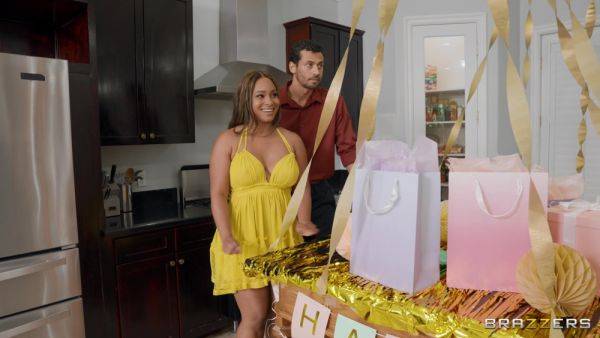 Ebony with chubby ass loves the creamy outcome of her hardcore play - xbabe.com on poweredporn.com