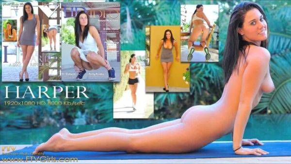 Harper - Solo Female Natural Masturbation 5 - veryfreeporn.com on poweredporn.com