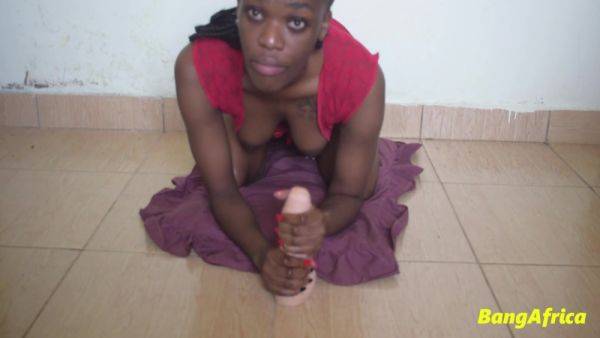 Giving A White Dildo A - hclips.com on poweredporn.com