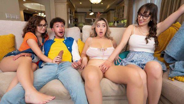 Lexi Luna Sex Lunch - reality group sex with busty brunette mom - xtits.com on poweredporn.com