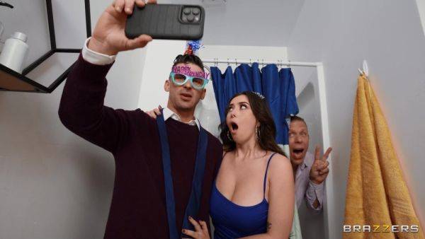 Slutty brunette Chloe Surreal gets an intense anal pounding - xtits.com on poweredporn.com