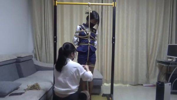 Chinese Bound And Suspended By Two - hotmovs.com - China on poweredporn.com