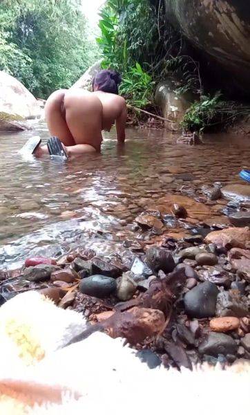 Asian Milf fucked in the river in exclusive amateur porn - anysex.com on poweredporn.com