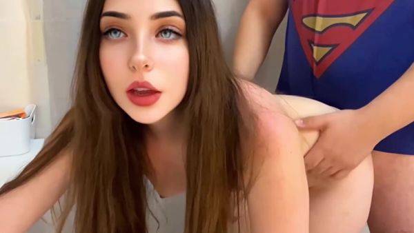 Perfect beauty fucked by an ugly bastard with a Halloween mask on - anysex.com on poweredporn.com