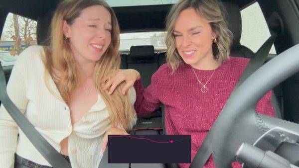 Nadia Foxx And Serenity Cox - And Take On Another Drive Thru With The Lushs On Full Blast! - hclips.com on poweredporn.com