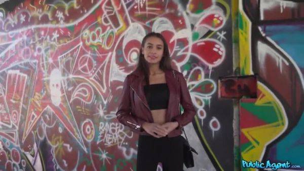 Vanessa Alessia's Hot Brunette Body Rides Big Cock Outdoors - veryfreeporn.com on poweredporn.com