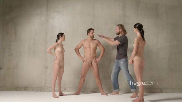 Julietta, Magdalena, and Alex: A Brunette Gym Session - veryfreeporn.com on poweredporn.com