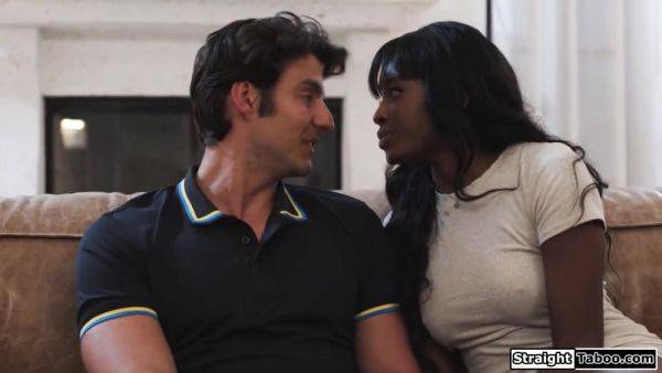 I have a plan to fuck my ebony roommate and it involves porn - hotmovs.com on poweredporn.com