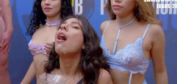 PremiumBukkake - Sherezade Lapiedra swallows 51 huge cumshots - inxxx.com on poweredporn.com