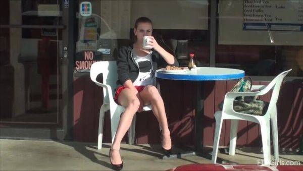 Newcomer's First Day in Adult Film 4: Kasey's Outdoor Solo - xxxfiles.com on poweredporn.com