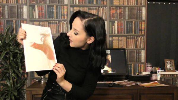 SPH solo leather babe talks dirty - drtuber.com on poweredporn.com