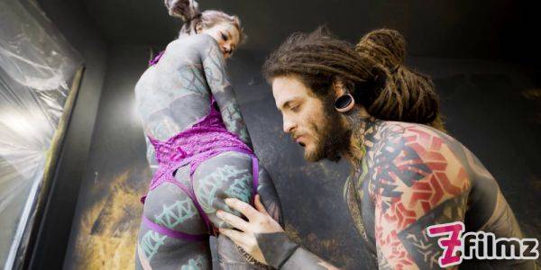 Anuskatzz dominates tattooed worker with toys and anal play - Anal fuck, cumshot, female domination - sexu.com on poweredporn.com